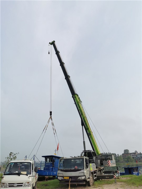 阿尔山市桥梁建设吊装案例